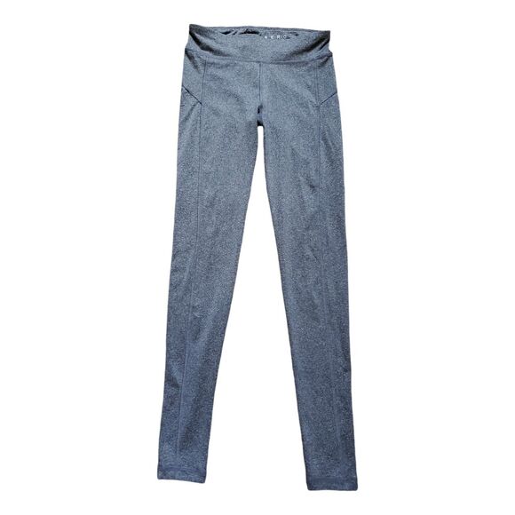 Aeropostale Aero Athletic Leggings Women Small Gray Workout Pant Gym Run Athlete - Picture 1 of 4
